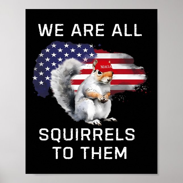 Peanut The Squirrel - Justice For Peanut Mega Paea Poster (Front)