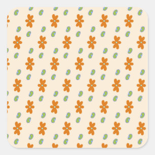 Peanut What Happened? Square Sticker
