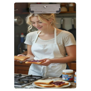 Peanutbutter and Jelly Sandwich Custom Clipboard