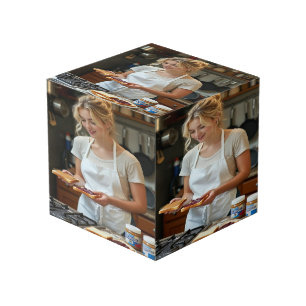 Peanutbutter and Jelly Sandwich Custom Cube