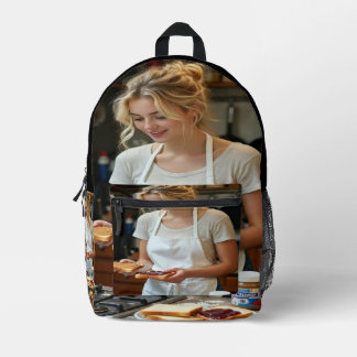 Peanutbutter and Jelly Sandwich Custom Printed Backpack