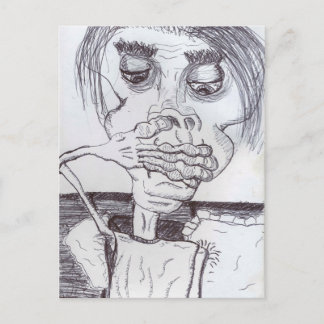 Peanuthead Vs. Reflux Postcard