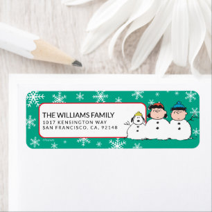 Peanuts   3 Person Snowman