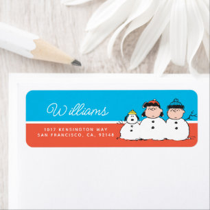 Peanuts   3 Person Snowman