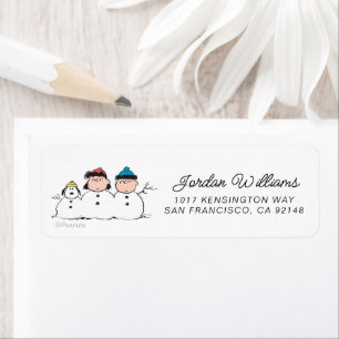 Peanuts   3 Person Snowman