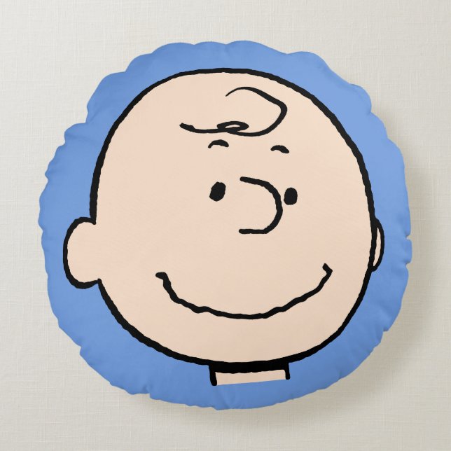 Peanuts | A Charlie Brown Smile Round Cushion (Front)