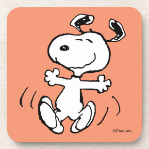 Peanuts   A Snoopy Happy Dance Coaster