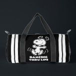 Peanuts | A Snoopy Happy Dance Duffle Bag<br><div class="desc">Snoopy is the loveable pet beagle of Charlie Brown in the comic strip Peanuts by Charles M. Schulz. Check out this cute Peanuts design featuring this loveable dog.</div>