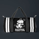 Peanuts | A Snoopy Happy Dance Duffle Bag<br><div class="desc">Snoopy is the loveable pet beagle of Charlie Brown in the comic strip Peanuts by Charles M. Schulz. Check out this cute Peanuts design featuring this loveable dog.</div>