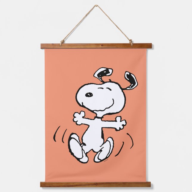 Peanuts | A Snoopy Happy Dance Hanging Tapestry (Front)