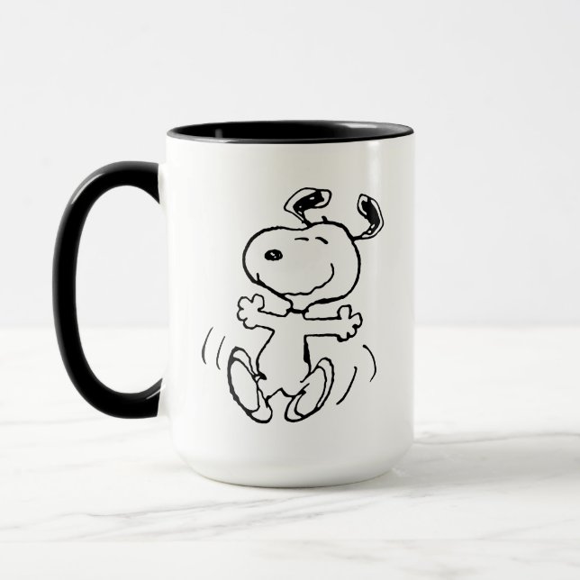 Peanuts | A Snoopy Happy Dance Mug (Left)