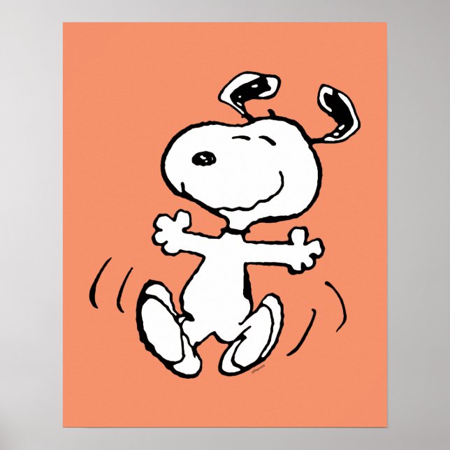 Peanuts | A Snoopy Happy Dance Poster (Front)