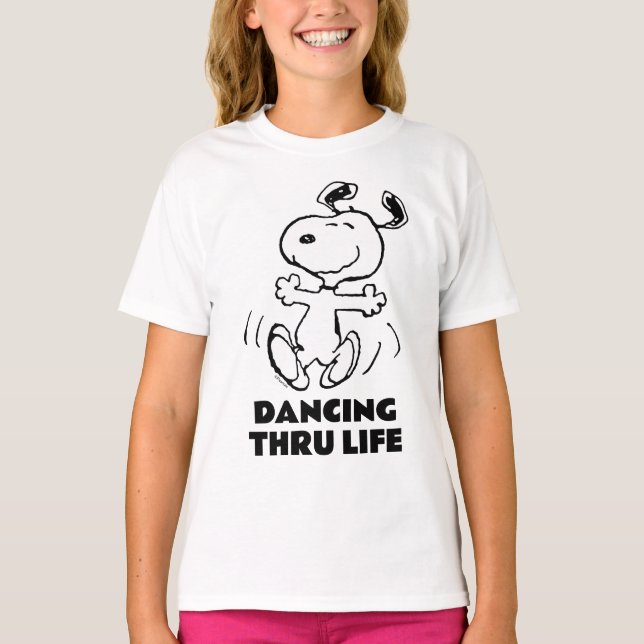 Peanuts | A Snoopy Happy Dance T-Shirt (Front)