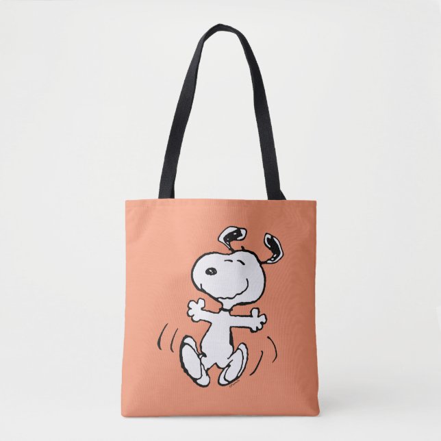 Peanuts | A Snoopy Happy Dance Tote Bag (Front)