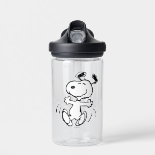 Peanuts   A Snoopy Happy Dance Water Bottle