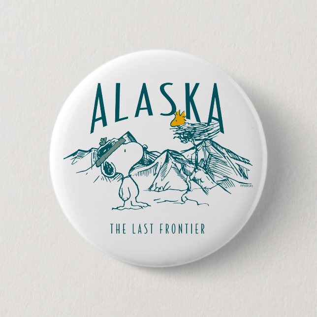 Peanuts | Alaska The Last Frontier 6 Cm Round Badge (Front)