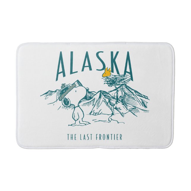 Peanuts | Alaska The Last Frontier Bath Mat (Front)