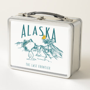 Peanuts   Alaska The Last Frontier Metal Lunch Box
