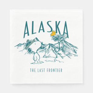 Peanuts Alaska The Last Frontier Napkin