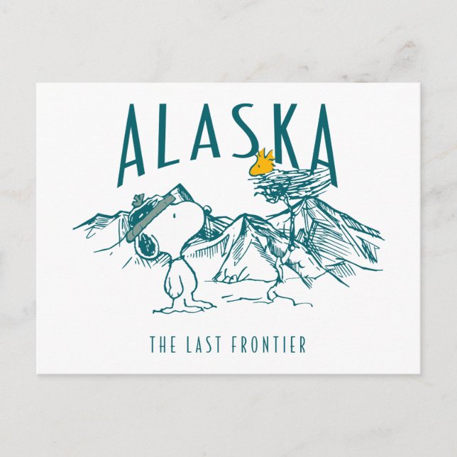Peanuts | Alaska The Last Frontier Postcard (Front)