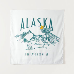 Peanuts   Alaska The Last Frontier Tapestry