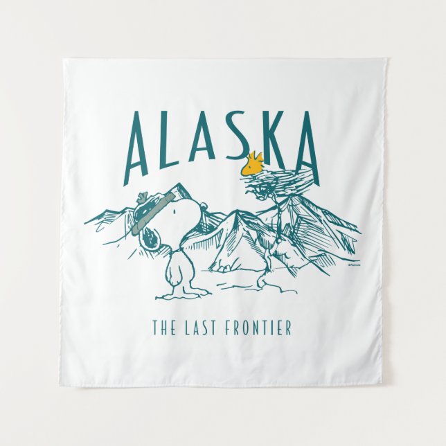 Peanuts | Alaska The Last Frontier Tapestry (Front)