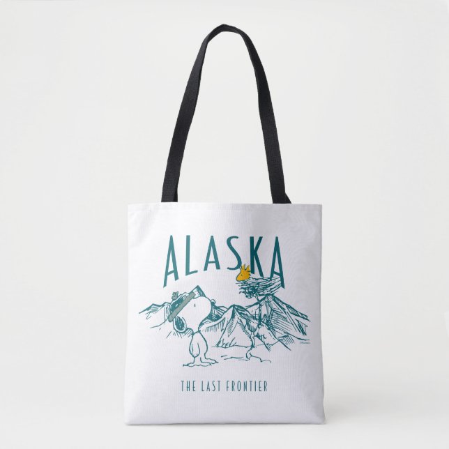 Peanuts | Alaska The Last Frontier Tote Bag (Front)