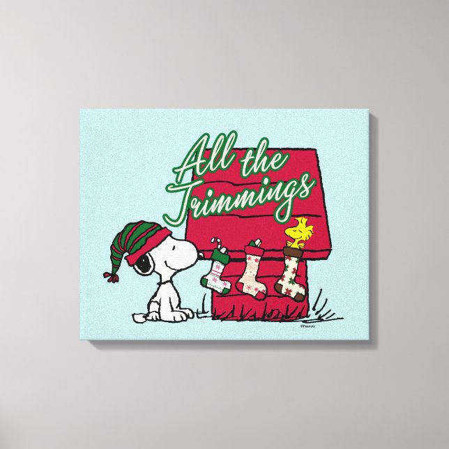 Peanuts | All The Trimmings Canvas Print (Front)