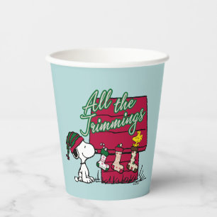 Peanuts   All The Trimmings Paper Cups