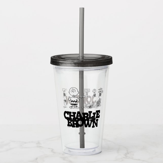 Peanuts | Always Charlie Brown Acrylic Tumbler (Front)