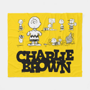 Peanuts   Always Charlie Brown Fleece Blanket