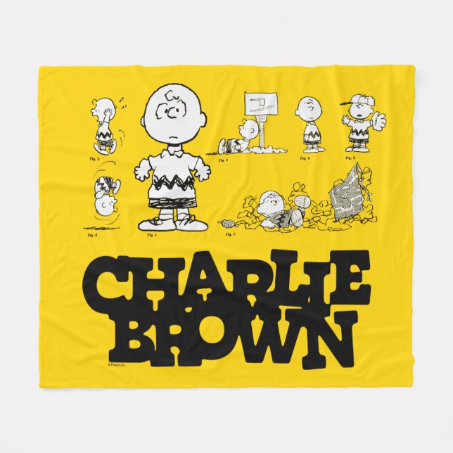 Peanuts | Always Charlie Brown Fleece Blanket (Front (Horizontal))