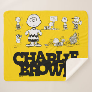 Peanuts   Always Charlie Brown Sherpa Blanket
