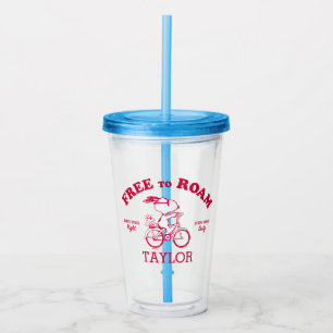 Peanuts   American Summer Free To Roam Acrylic Tumbler
