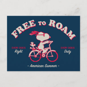 Peanuts   American Summer Free To Roam Postcard