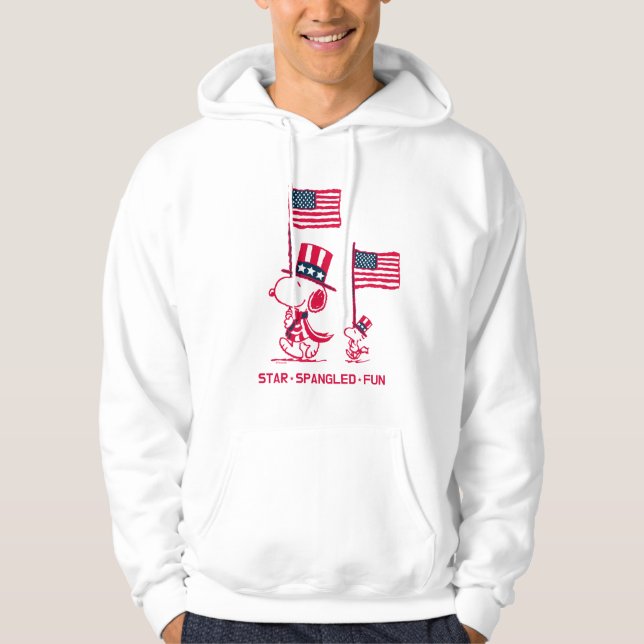 Peanuts | American Summer Old Glory Hoodie (Front)