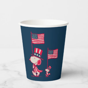Peanuts   American Summer Old Glory Paper Cups