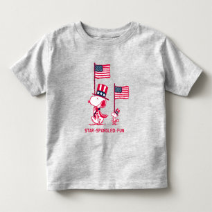 Peanuts American Summer Old Glory Toddler T-Shirt
