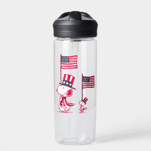 Peanuts   American Summer Old Glory Water Bottle