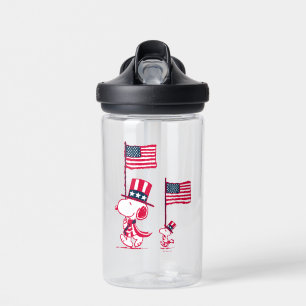 Peanuts   American Summer Old Glory Water Bottle