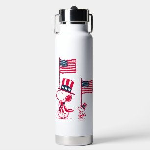 Peanuts   American Summer Old Glory Water Bottle