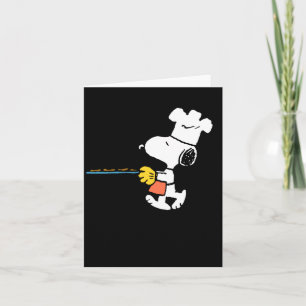 Peanuts Baking Cookies Card