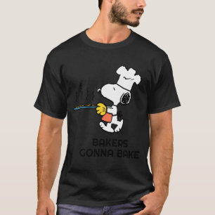 Peanuts Baking Cookies T-Shirt