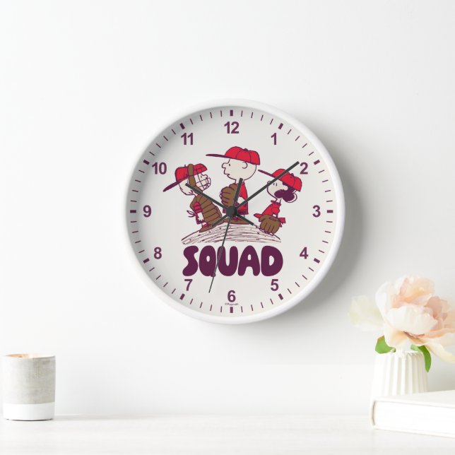 Peanuts | Baseball Squad Clock (Home)