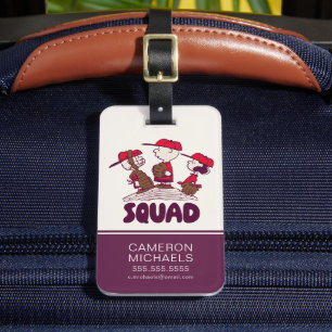 Peanuts   Baseball Squad Luggage Tag