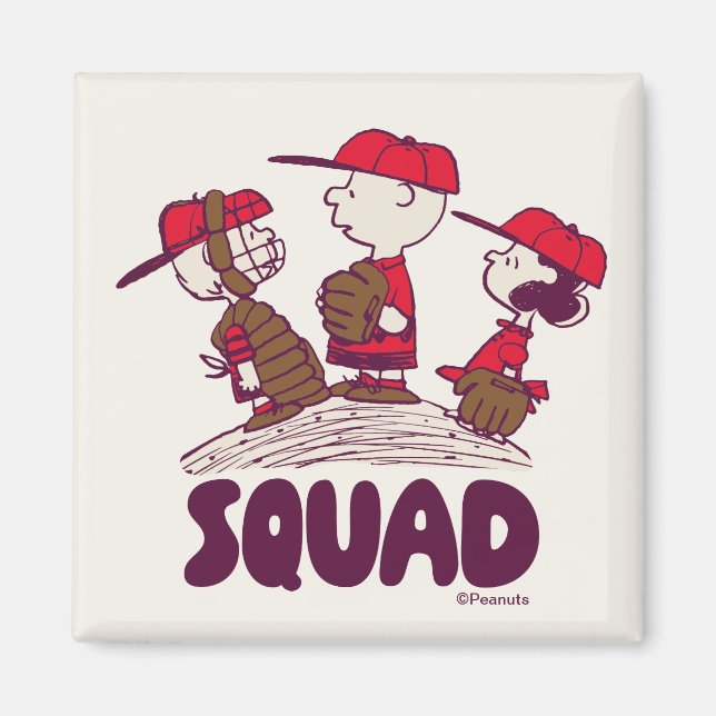 Peanuts | Baseball Squad Magnet (Front)