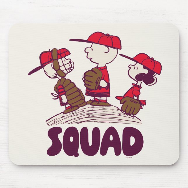 Peanuts | Baseball Squad Mouse Mat (Front)