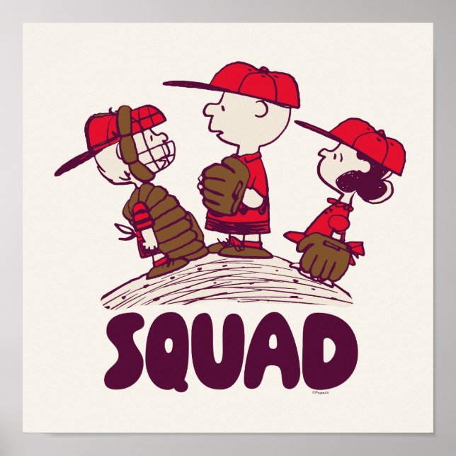 Peanuts | Baseball Squad Poster (Front)