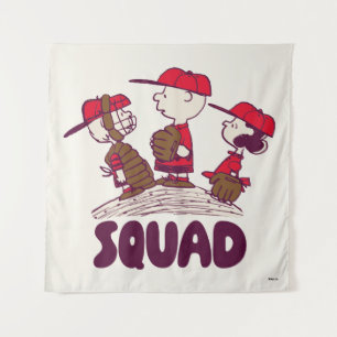Peanuts Baseball Squad Tapestry