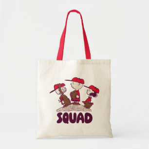 Peanuts   Baseball Squad Tote Bag